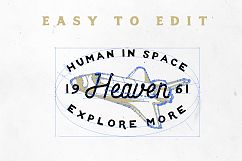 Space Vintage Logos Product Image 5