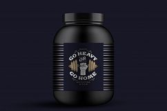 Protein Container, Supplement bottle Mock Up Product Image 3