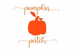 Pumpkin patch - Pumpkin Monogram 5 Designs SVG cut File Product Image 2