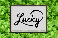 Good Luck - clover top view objects Product Image 4