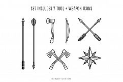 Rustic Monoline Icons and Designs Product Image 5