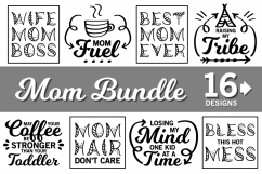 Mom svg bundle, mom life svg bundle, mother svg, wife svg, mom of boys svg, mom of girls svg  Product Image 1
