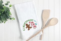 Christmas is in the Air SVG - Christmas SVG Cut File - DXF Product Image 2