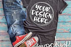 Gray t shirt mock up 6495 Product Image 2