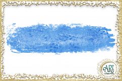 Blue Glitter Digital Clipart Brush Stroke - 24 of beautiful PNG files Product Image 8