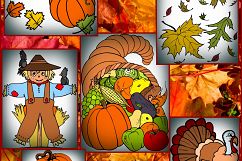 Fall/ Autumn SVG PNG EPS DXF JPEG Files Product Image 1