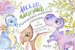 Hello Dinosaur Design Watercolor Kit Product Image 1