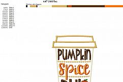 Pumpkin Spice Duh- Embroidery Design Product Image 5