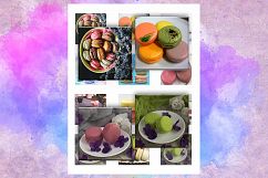 Macaroons, Colored, Sweet Macaroons, Printable, 2x2 Inch Product Image 2