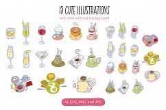 Drinks, vector illustrations Product Image 4