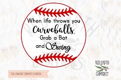 Baseball, Softball quotes in SVG,DXF,PNG,EPS,PDF format Product Image 1