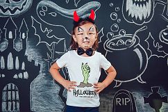 Halloween Kids T-Shirt Mock-Up Product Image 2