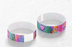 Tyvek Wristband Mockups Set Product Image 7