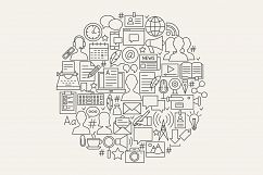 Blog Line Art Icons Product Image 4
