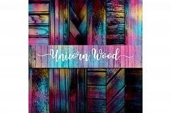 Unicorn Wood Texture Digital Paper Product Image 1
