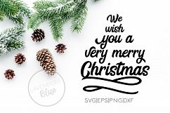 We Wish You A Very Merry Christmas SVG EPS PNG JPG AI Product Image 1