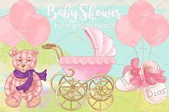 Baby Shower Baby Girl Patterns by Whimseez Product Image 2