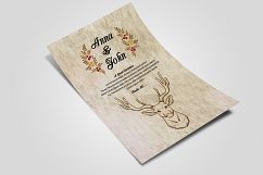 Rusty Style Wedding Invitation Pack Product Image 2