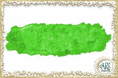 Lime Green Glitter Greenery Digital Clipart Brush Stroke - 24 of beautiful PNG files Product Image 8