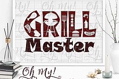 Grill Master - SVG Cutting File Product Image 1