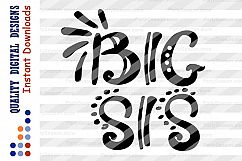 Big Sis SVG clip art Birthday Svg Baby shower svg Product Image 2