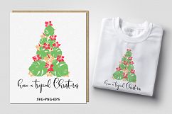 Big Tropical Cristmas Bundle SVG Product Image 29