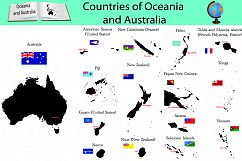 Countries of Oceania and Australia Product Image 1