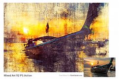 Mixed Art 2 Photoshop Action Product Image 16