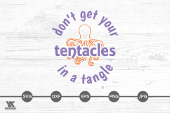 Don&#039;t Get Your Tentacles in a Tangle SVG Product Image 1