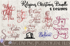 Religious Christmas Bundle 8 Designs Product Image 1