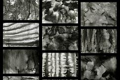 40 Black Ink Textures Product Image 2