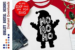Santa&#039;s svg Hohoho svg Christmas SVG Xmas decor svg Product Image 1