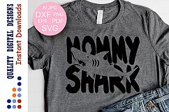 Mommy shark Svg files Mommy svg Mama Mothers day svg Family Product Image 1