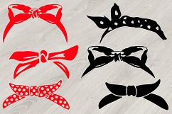 Bandana mask SVG, wild west western scarf 782S Product Image 4