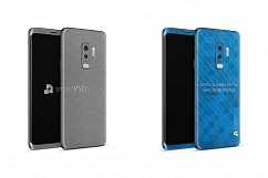 Samsung Galaxy S9 Plus Vinyl Skin Design Mockup 2018 (Front-Back Angled) Product Image 2