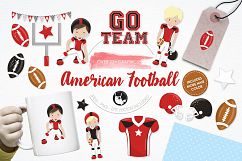 American Football graphics and illustrations Product Image 1