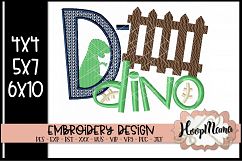 Defense Dino - Football Embroidery Product Image 1