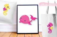 Sea Animals graphics and illustrations Product Image 5