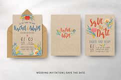Summer Floral Wedding Invitation Suite Product Image 7
