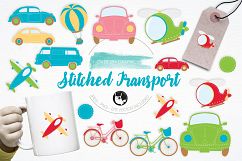 Stitched Transport graphics and illustrations Product Image 1