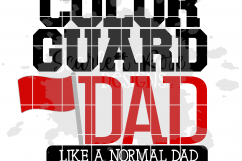 Color Guard Dad - Loud and Proud SVG Product Image 2