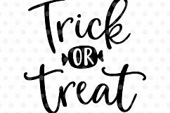 Trick or treat Halloween SVG, EPS, PNG, DXF Product Image 2