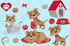 Day in a dog&#039;s life clipart, graphics, illustrations AMB-594 Product Image 3