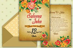 Double Sided Wedding Invitation Card Product Image 2