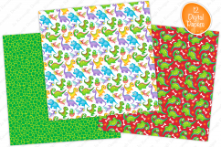 Dinosaur digital papers, Dinosaurs, Dinosaur patterns Product Image 2