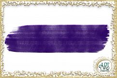 Brush Strokes in Violet Glitter - Digital Clipart 24 of beautiful PNG files Product Image 25