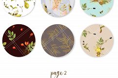 Autumn seamless pattern pack, golden fall digital paper Product Image 3