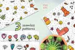 Autumn Cats - clip-art collection, patterns, frames Product Image 4