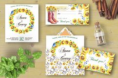 Sunflowers watercolor clipart Product Image 6