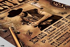 Wanted Western Party Flyer Template Product Image 5